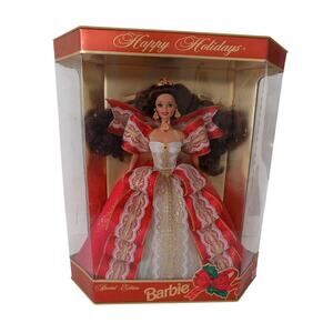 Vintage 1997 Happy Holidays Special Edition Barbie doll Mattel 17832 NEW